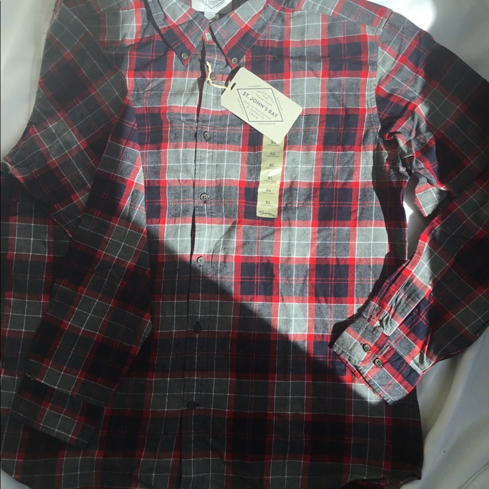 St. John’s bay button down flannel
